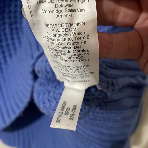 J Crew Sweater Blue V Neck Knit Long Sleeve Heavy Knit Chunky XXL - Picture 6 of 6